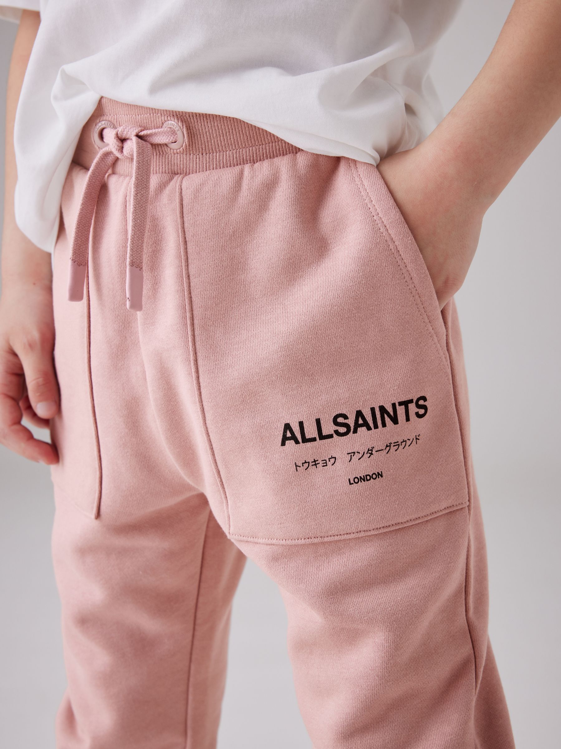 smALLSAINTS Underground joggingbroek van 100% katoen met omslag voor meisjes
