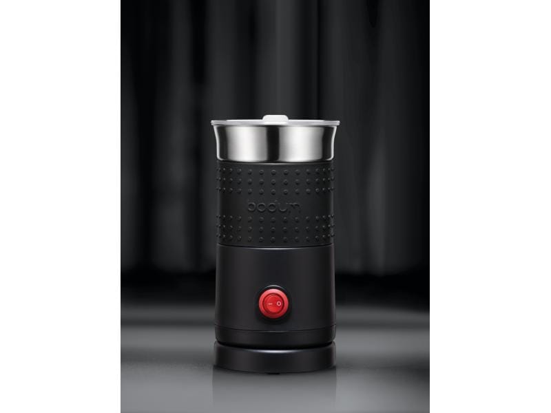 Bodum Milchschäumer Bistro 0.3 l, Schwarz Elektrischer Milchäufschäumer von Bodum