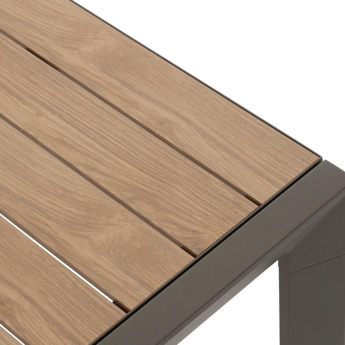 TABLE EVASION ALUMINIUM IMPRIME HONEY PRALINE 14 PLACES