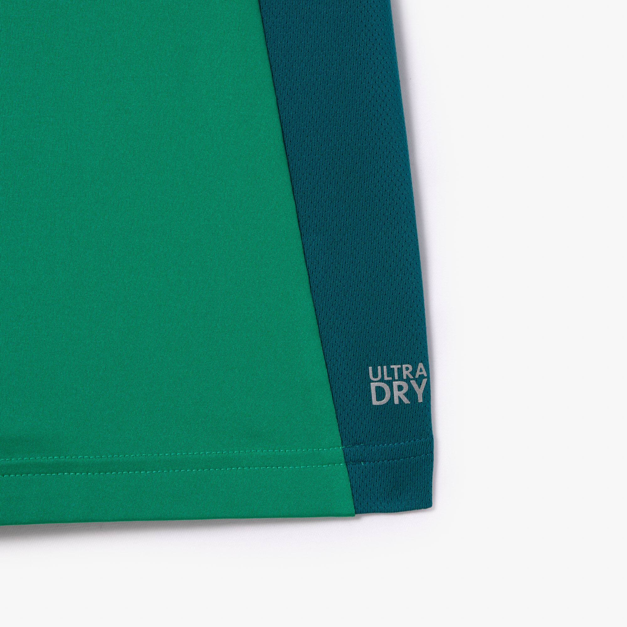 Colour-Block-Poloshirt LACOSTE SPORT x Novak Djokovic Kurze Ärmel - Grün - Lacoste - Herren