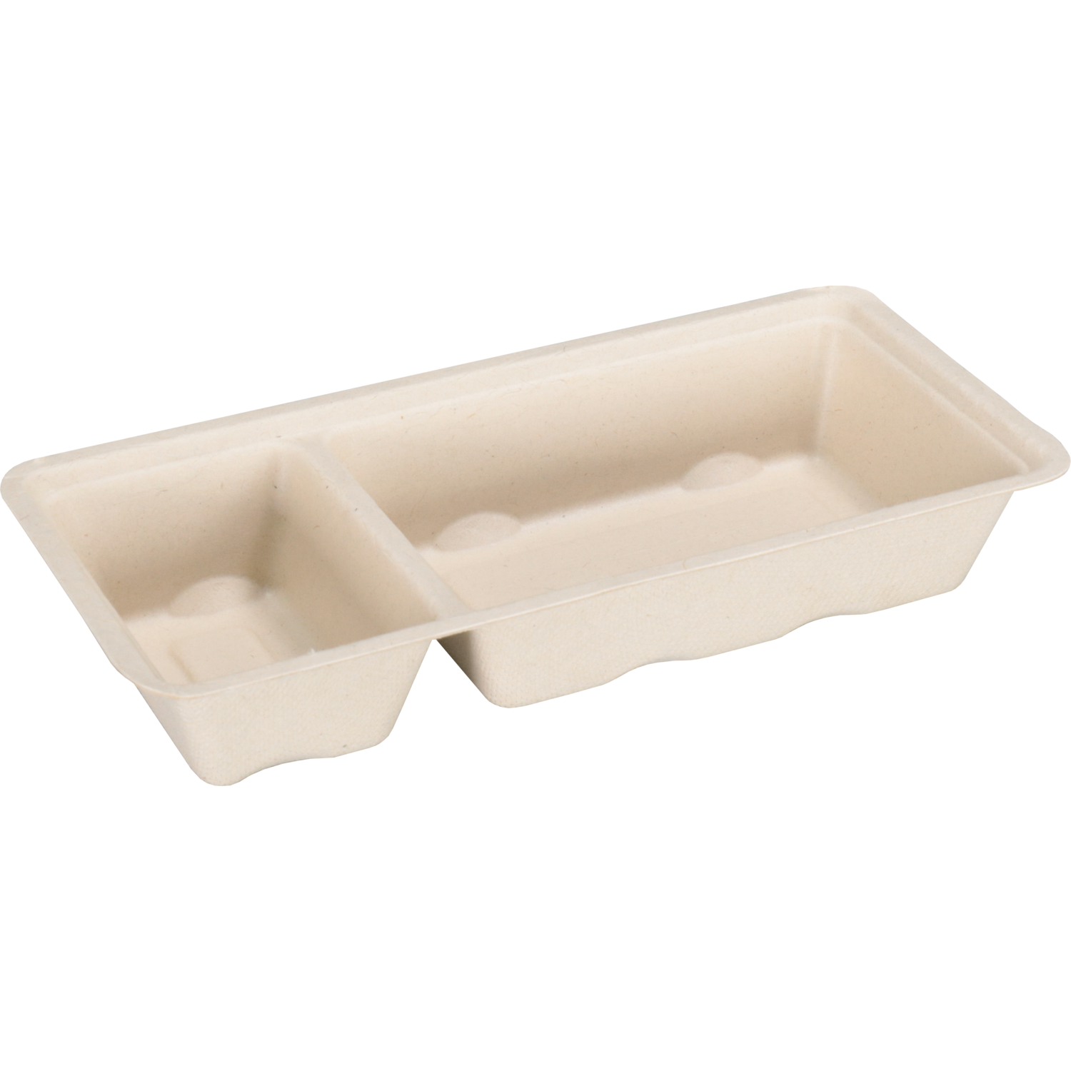 Depa Bak, Bagasse (suikerrietpulp), A22, snackbak, 203x95x30mm, naturel