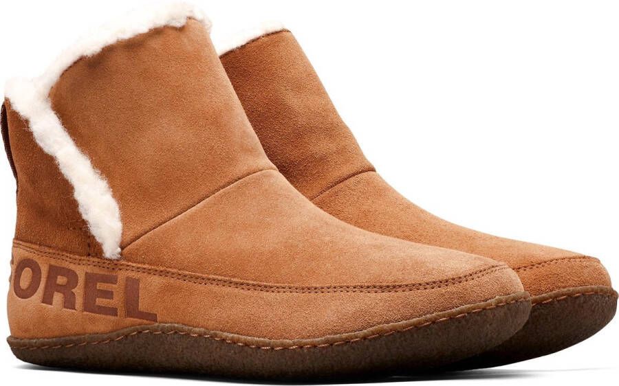 Sorel NAKISKA BOOTIE Dames Sloffen Camel Brown Natural