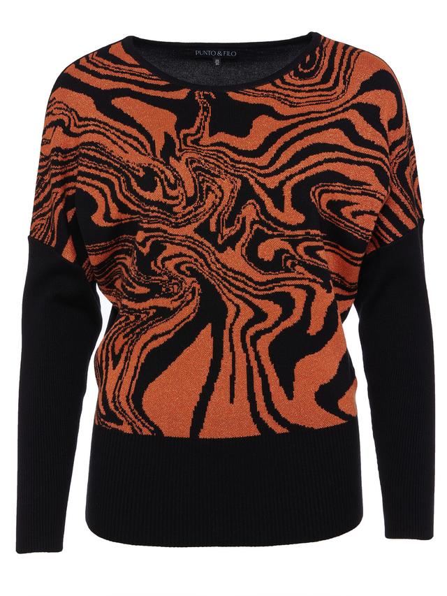 Pullover mit Lurexmotiv