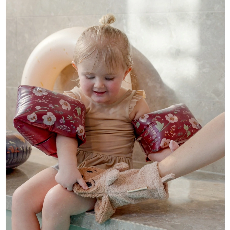 FILIBABBA Waschhandschuh Baby Bär