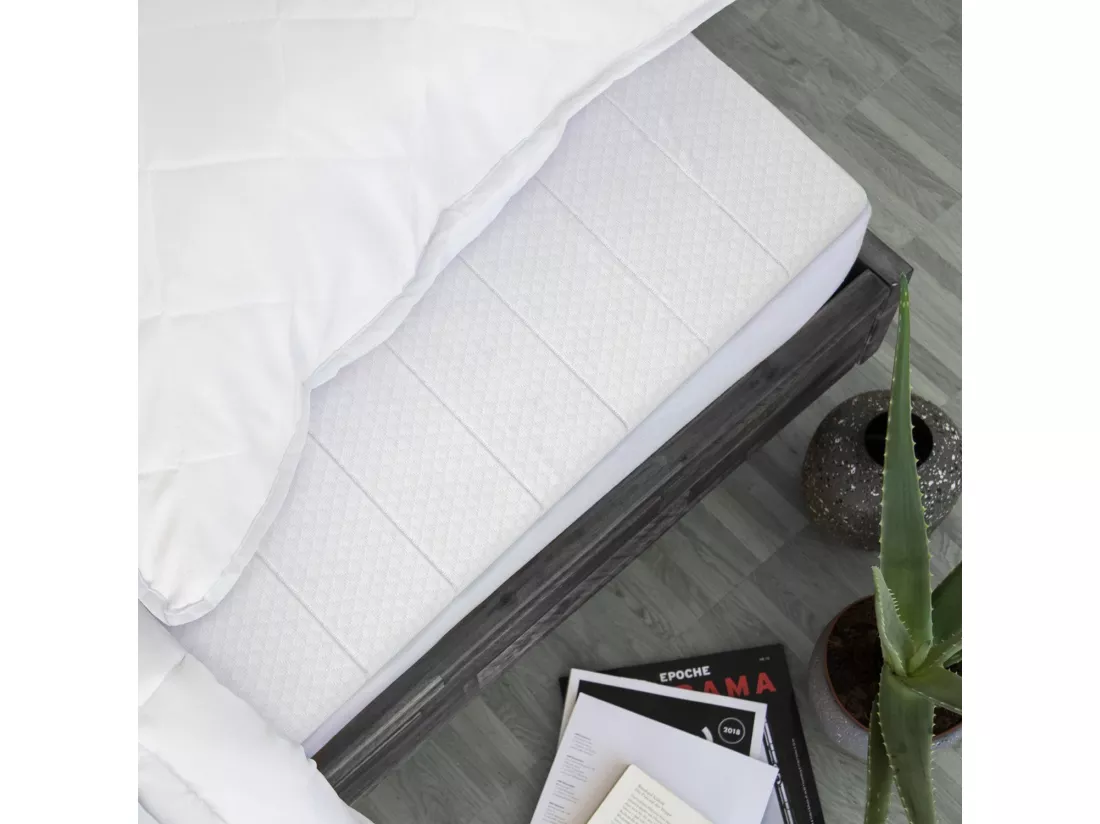 Surmatelas 140x190 soutien ferme - Surmatelas housse lavable hygiénique