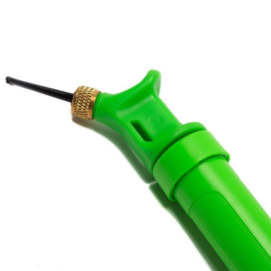 Unisport Micro Pompe pour ballon Double Action - Vert