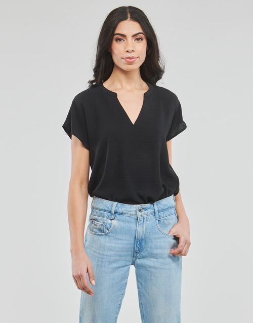 JDY - JDYLION S/S TOP - Noir