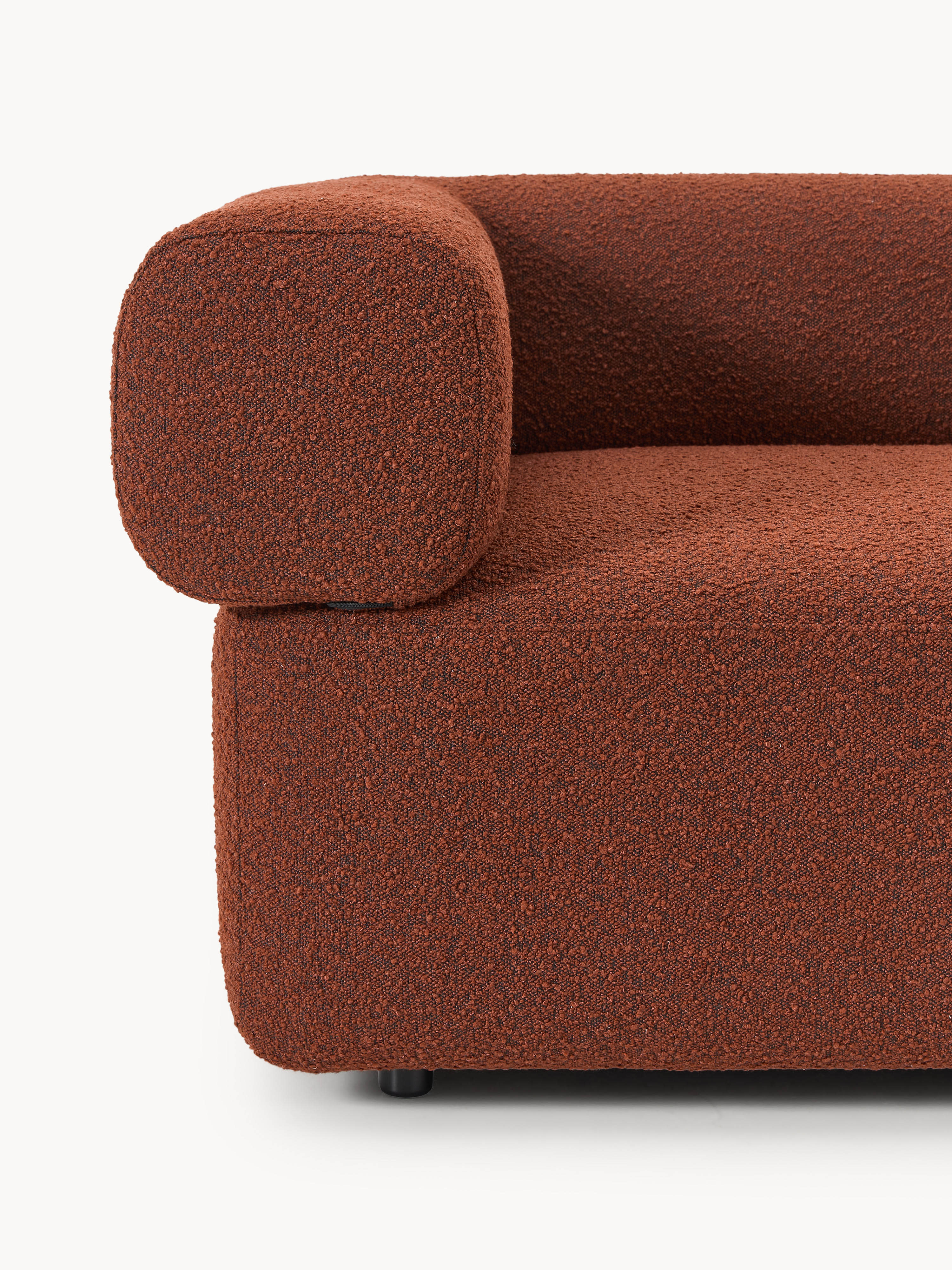 Bouclé hoekmodule Anton