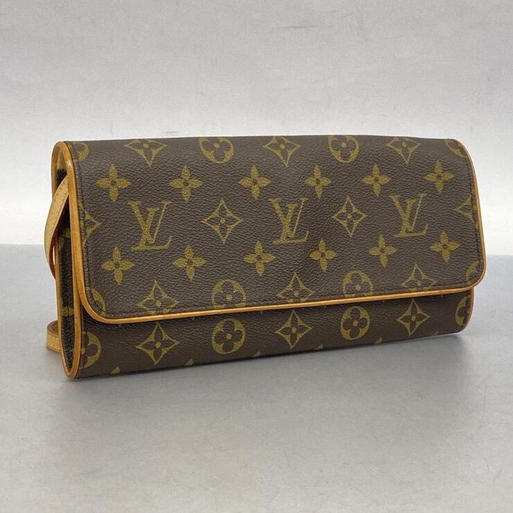 Louis Vuitton Vintage Louis Vuitton Twin Pochette Brown