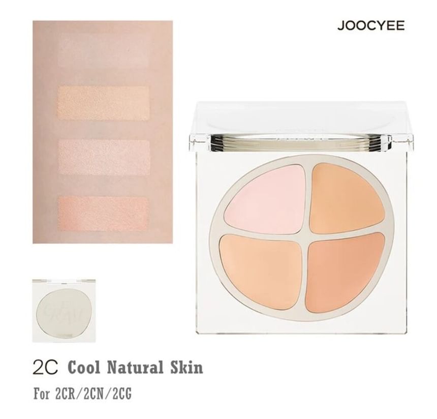 JOOCYEE - 4-kleuren concealerpalet - 4 kleuren