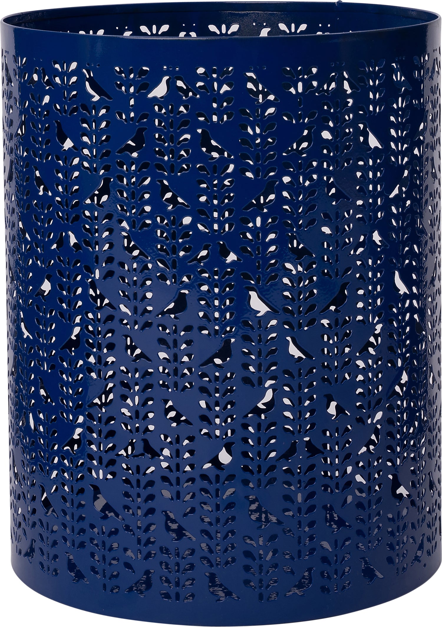 Intratuin windlicht Tessa blauw D 20 H 25 cm