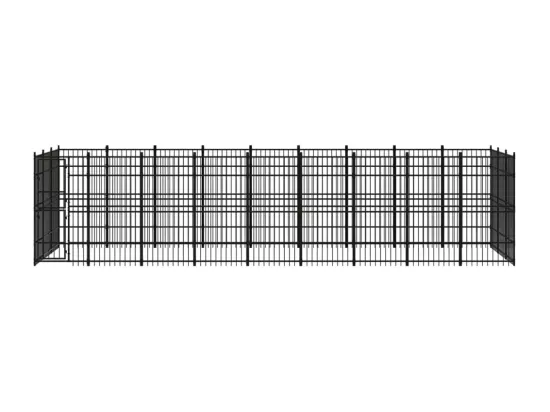 Chenil cage enclos pac noire 864 x 288 x 200 cm 02_0041821