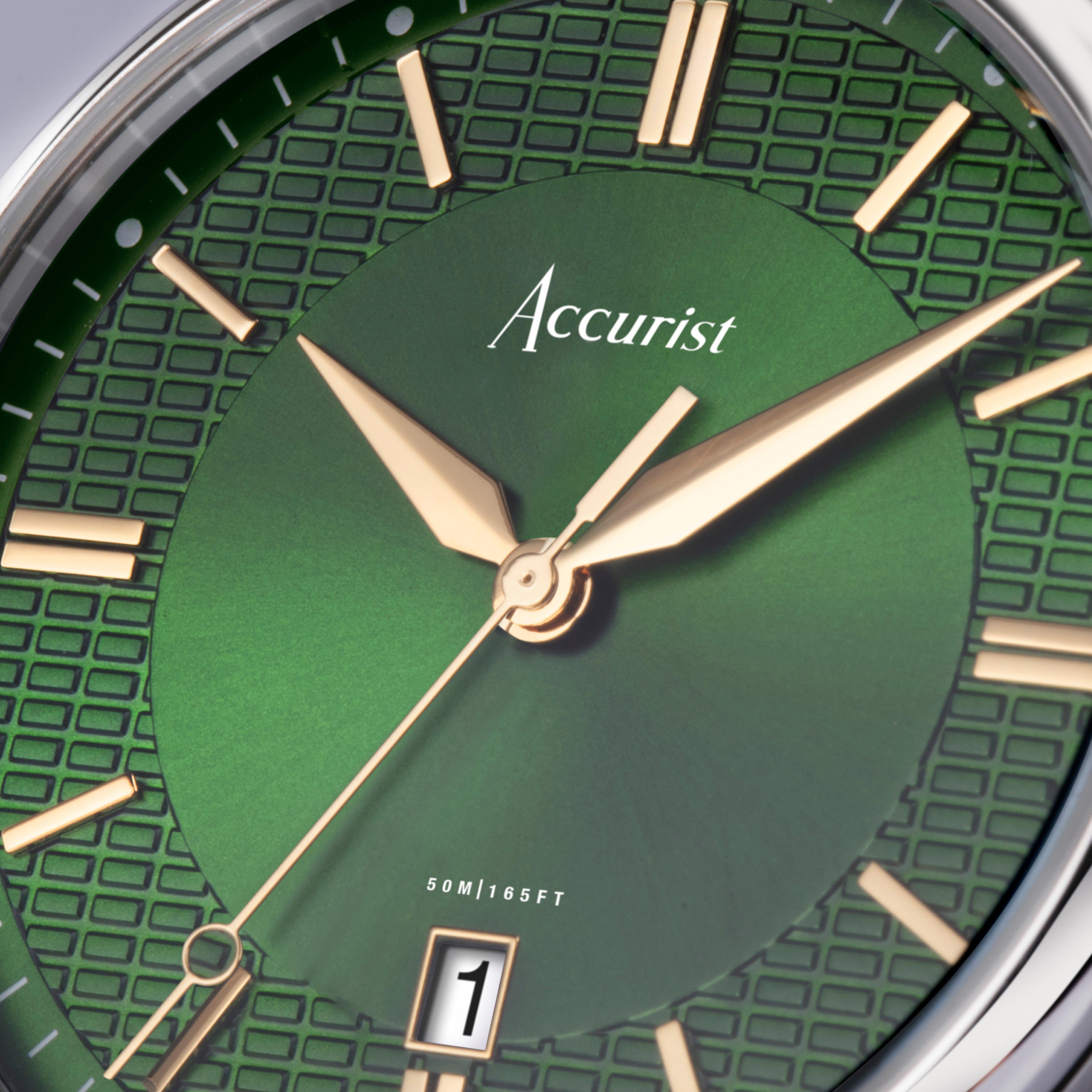 Accurist Classic Mens Stainless Steel Classic Analogue Quartz Watch