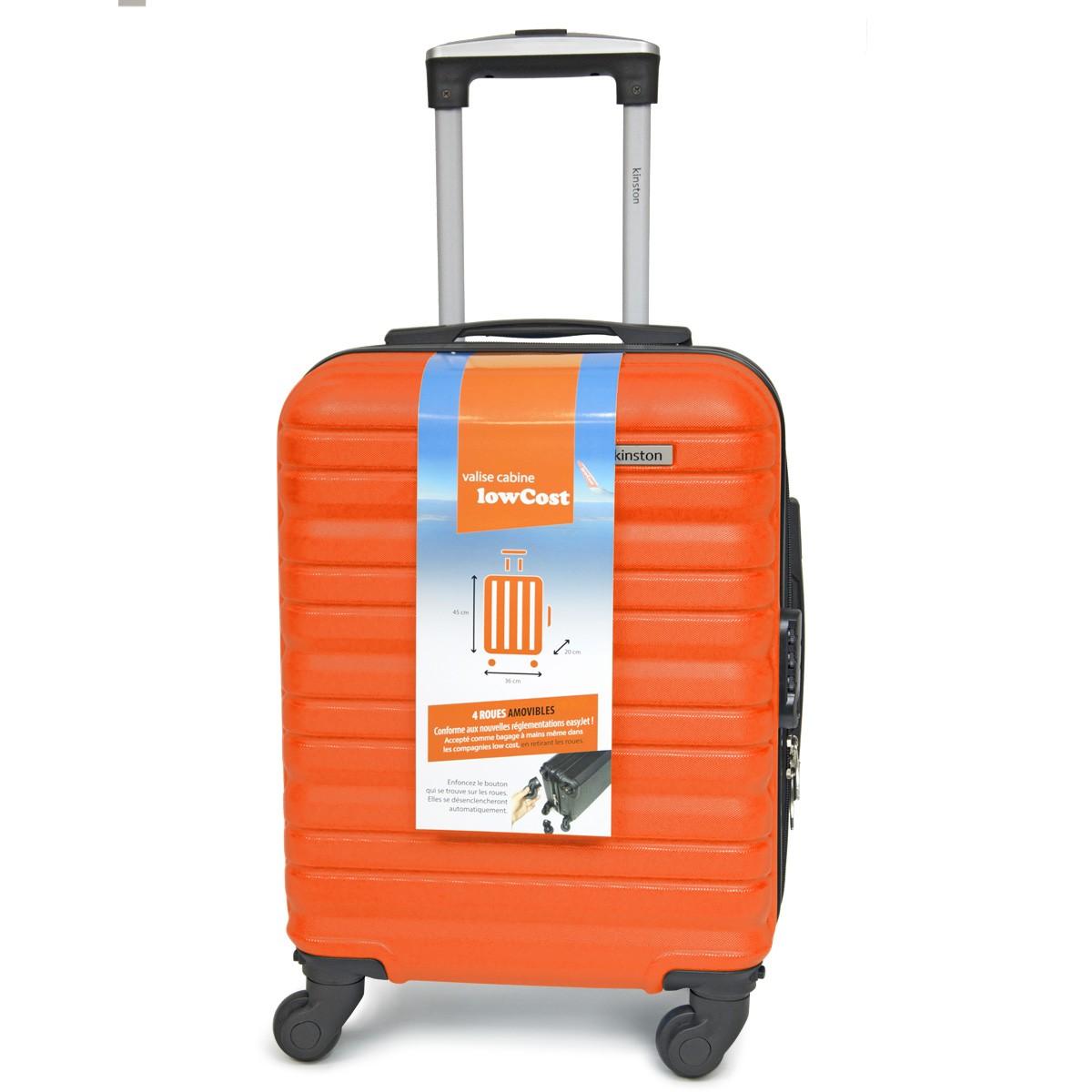 VALISE CABINE KINSTON ORANGE 50X36X20CM