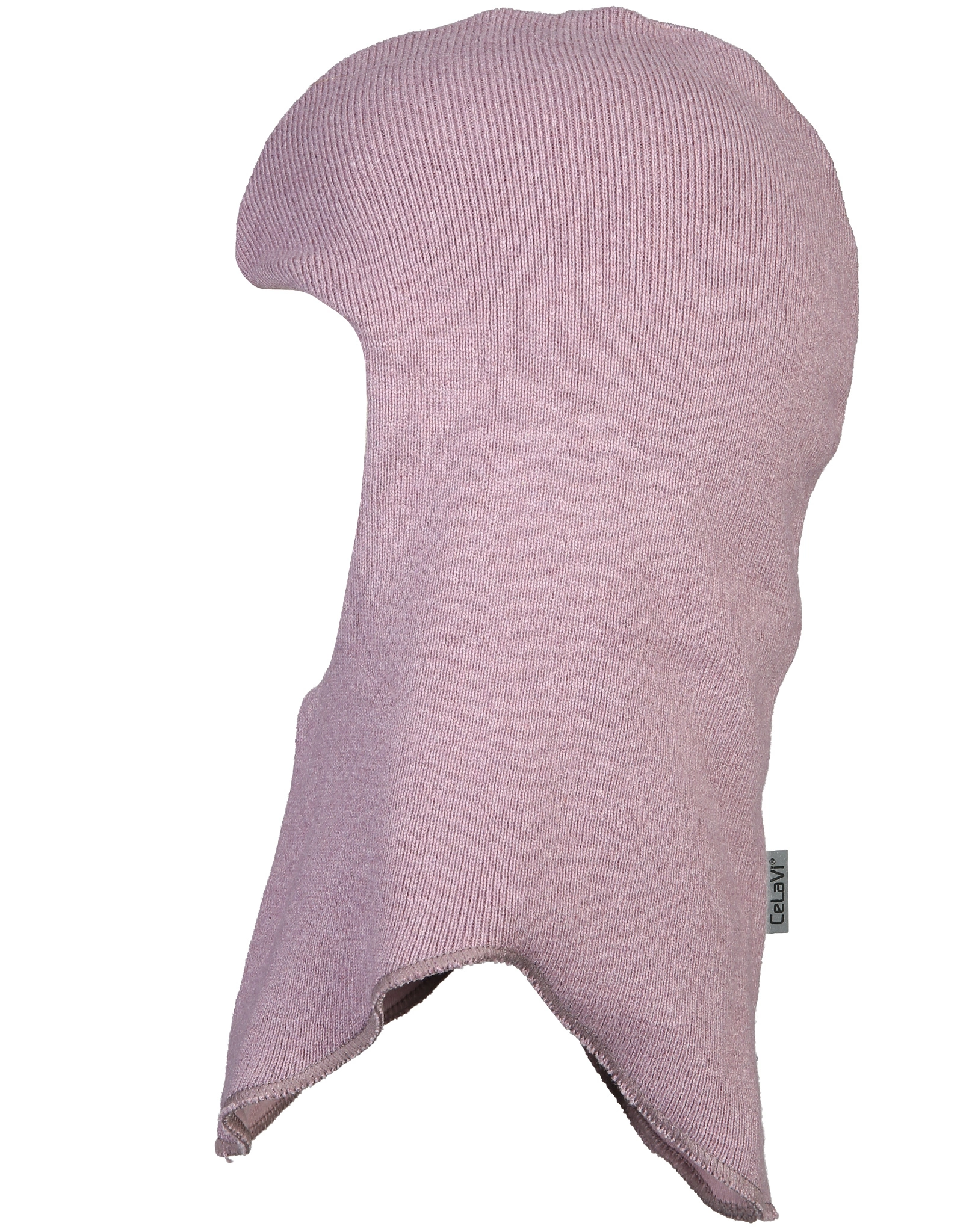 Strick-Schlupfmütze NEW BALACLAVA mit Wolle in elderberry