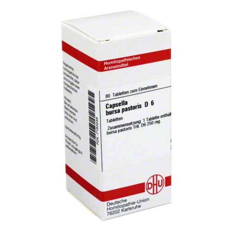 DHU Capsella bursa past. D 6 Tabletten, 80 St