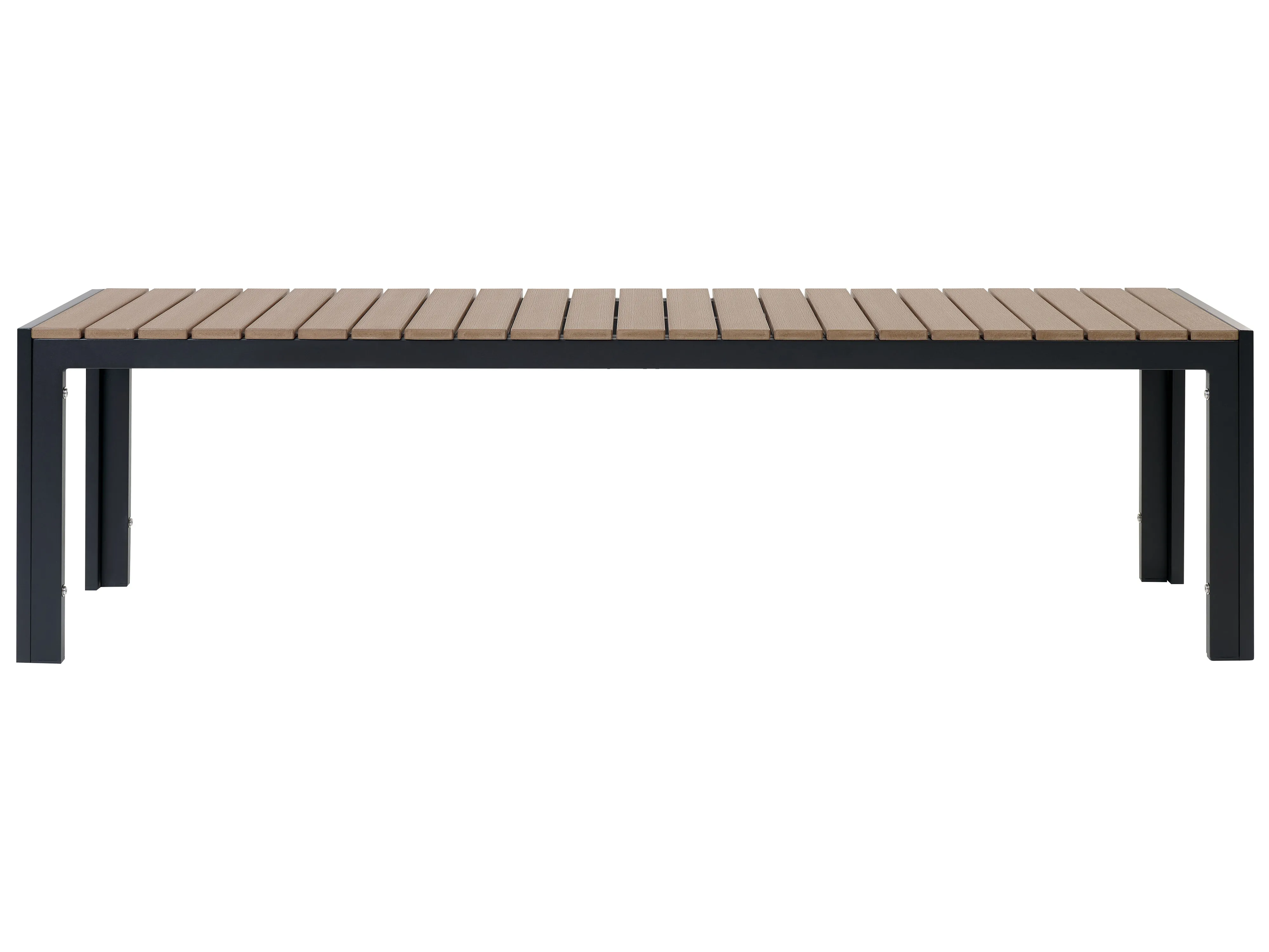 Tuinset met banken 6-zits NARDO Bruin/zwart