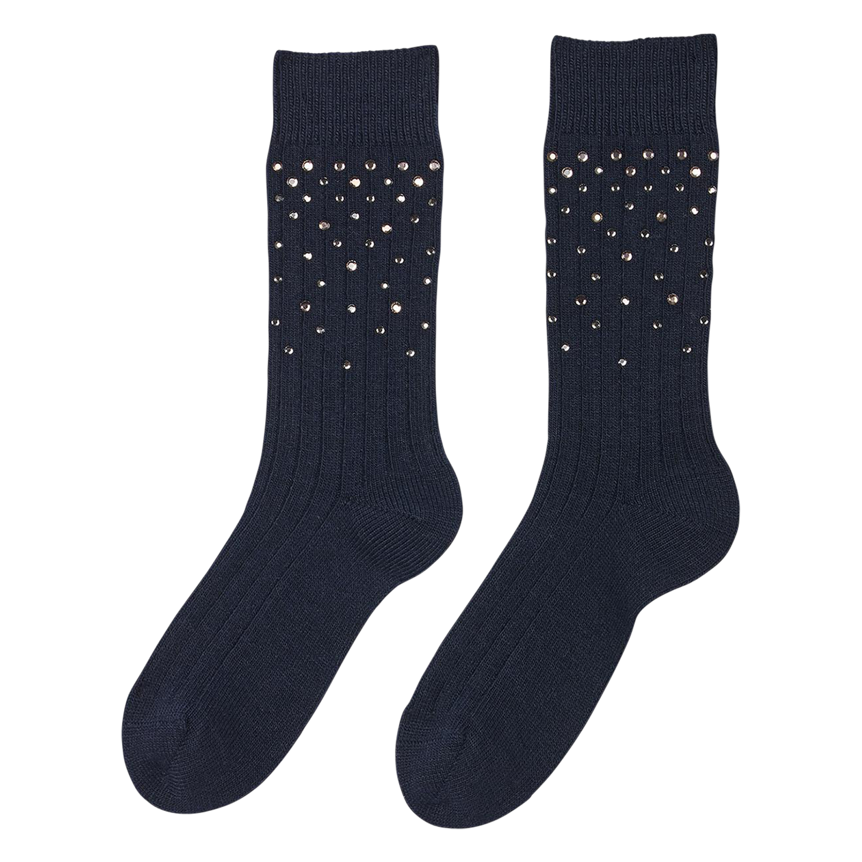 Chaussettes à strassées | Bleu