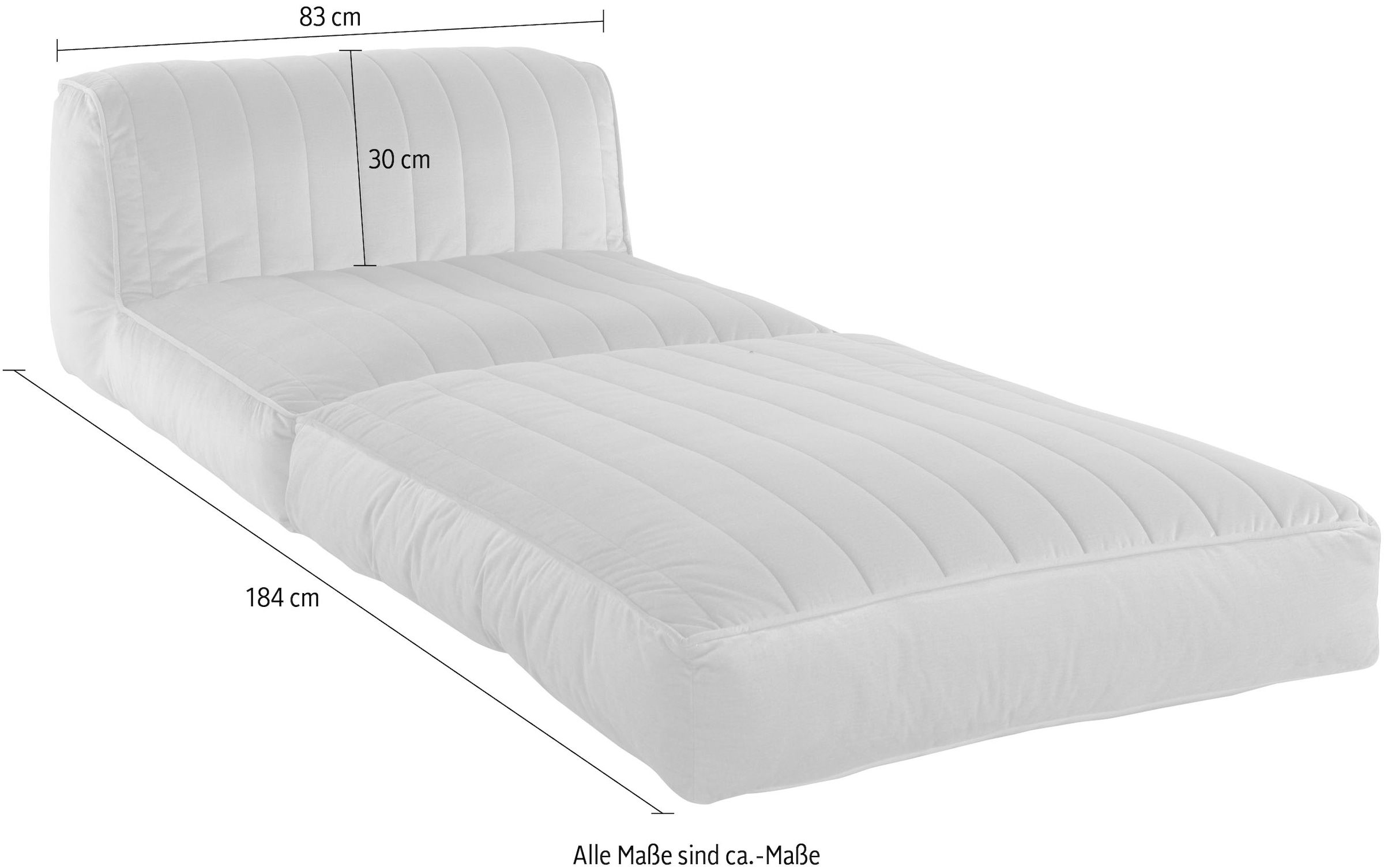 Leonique Relaxsessel »Polly« Loungesessel mit Schlaffunktion, perfekt als Gästebett, Daybed