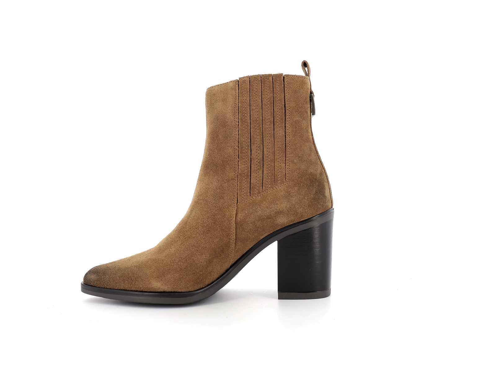 Elue par nous-A46112 Nubuck Velours Marron