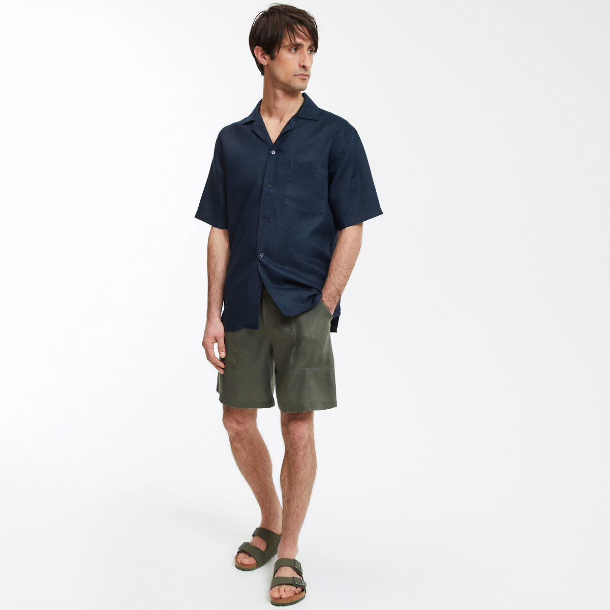 COLEÇÕES LA REDOUTE<br>Bermudas de linho