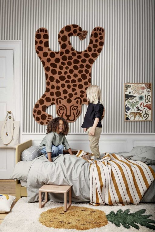 Ferm Living Safari leopard vloerkleed