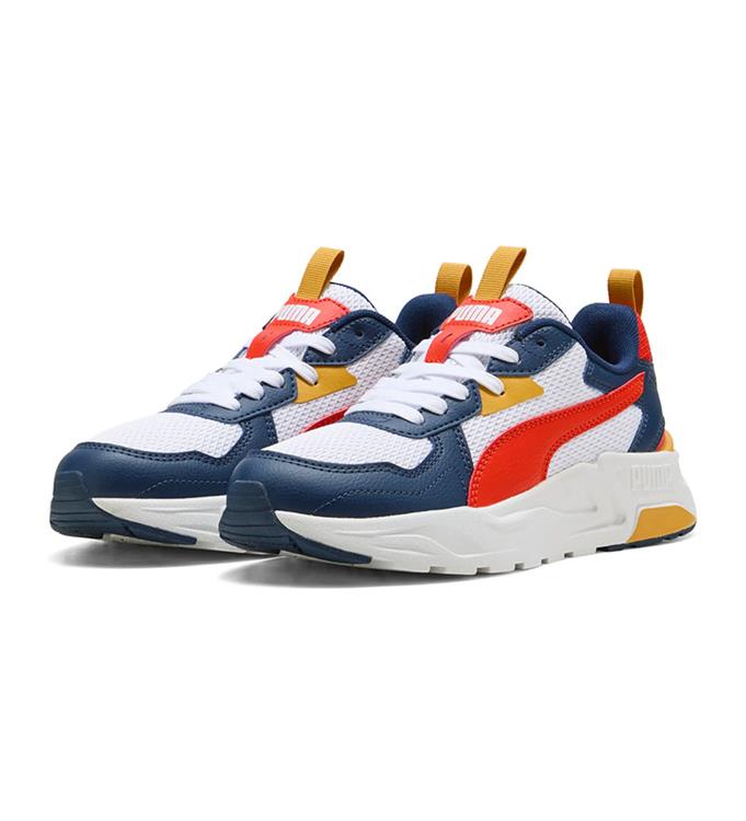 PUMA TRINITY LITE JR 391443 PUMA-WHITE-FIERCE-RED-PERSIAN