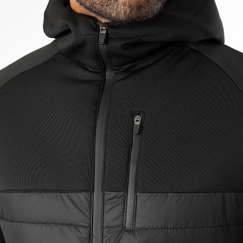 Ensemble Doudoune Capuche Et Pantalon Jogging 1070 Noir