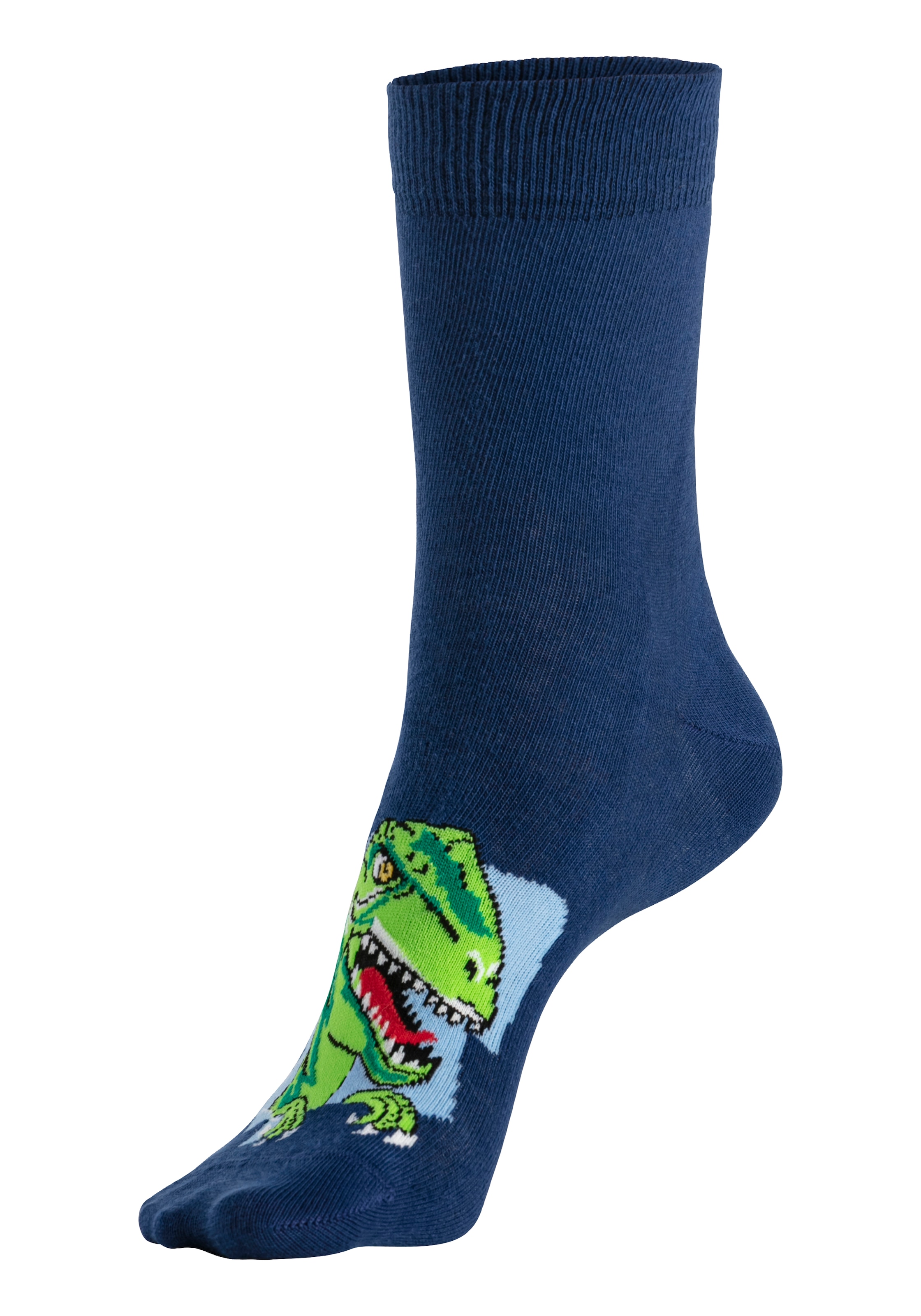 H.I.S Socken Packung, 5 Paar tlg. mit Dinosauriermotiven
