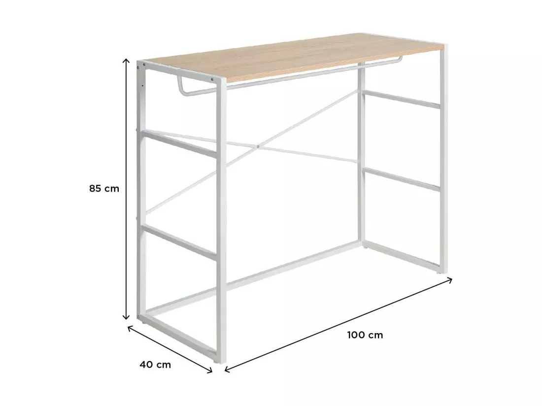 Portant vêtements sous combles penderie L100 x H85 cm