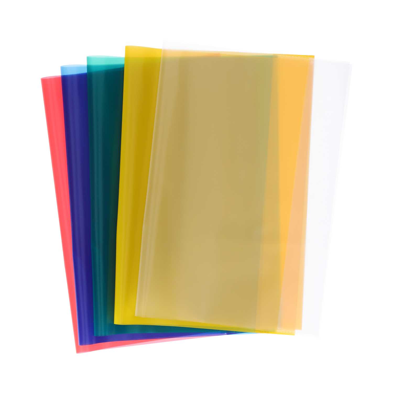 Heftumschläge A4 5 Stück transparent