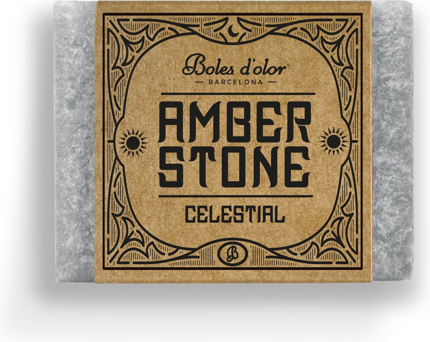 Boles d'olor amberblokje Celestial grijs 4,5 x 3,5 x 2 cm