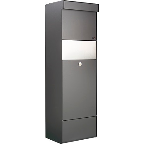 Allux pakkepostkasse model grundform - antracit