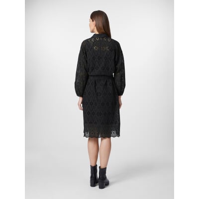 Damen-Spitzenkleid, Schwarz