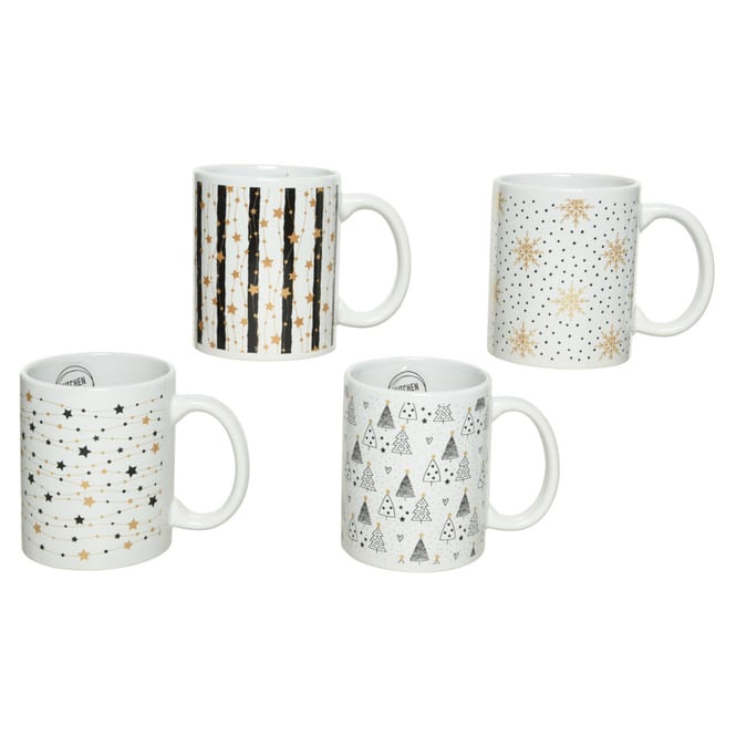 Tasse - Weihnachten - aus Keramik - ca. 320 ml - ca. 12 x 9 cm - 1 Stück