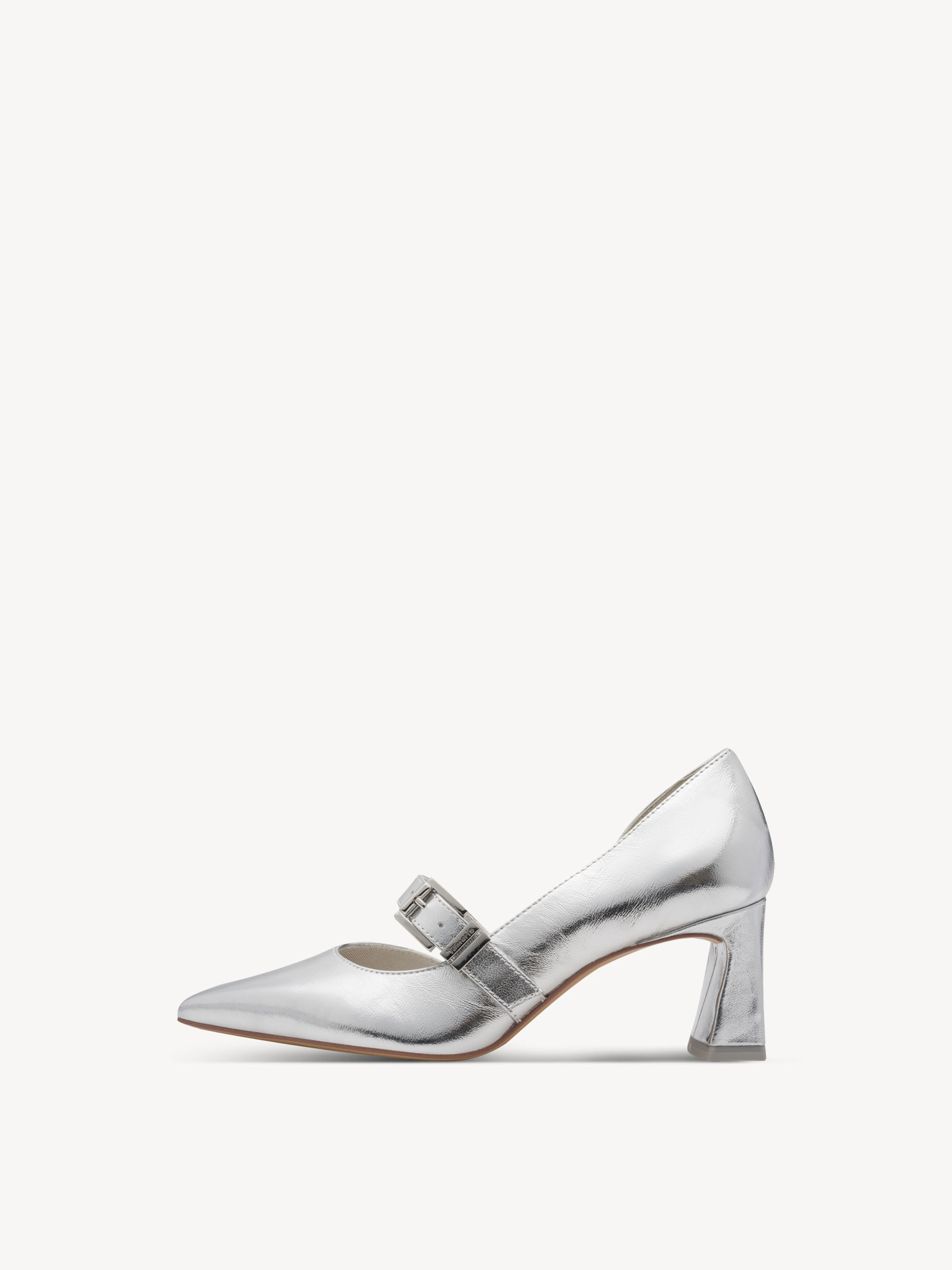 Leren Pumps - metallic