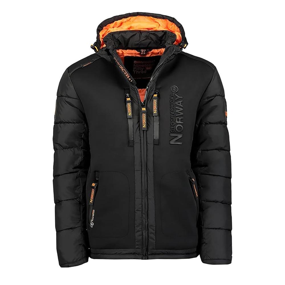 Geographical Norway Doudoune Noire/Orange Homme Geographical Norway Beachwood