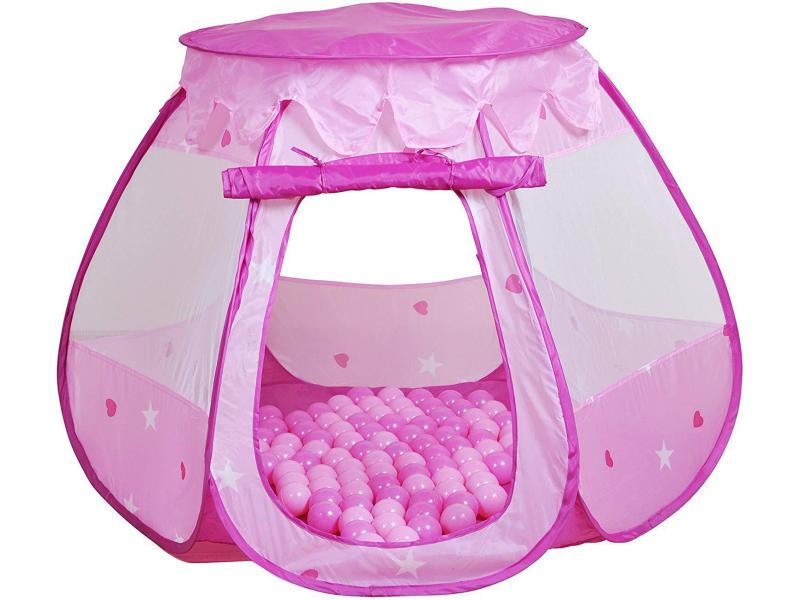 Knorrtoys Bällebad Bella Spielzelt inkl. 100 Bälle Bällebad und Spielzelt inkl. 100 weichen pinkfarbenen Bällen