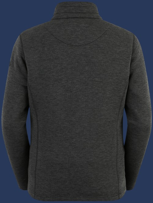 Tampa Men ScubaDotSweat, Darkgreymelange/Black