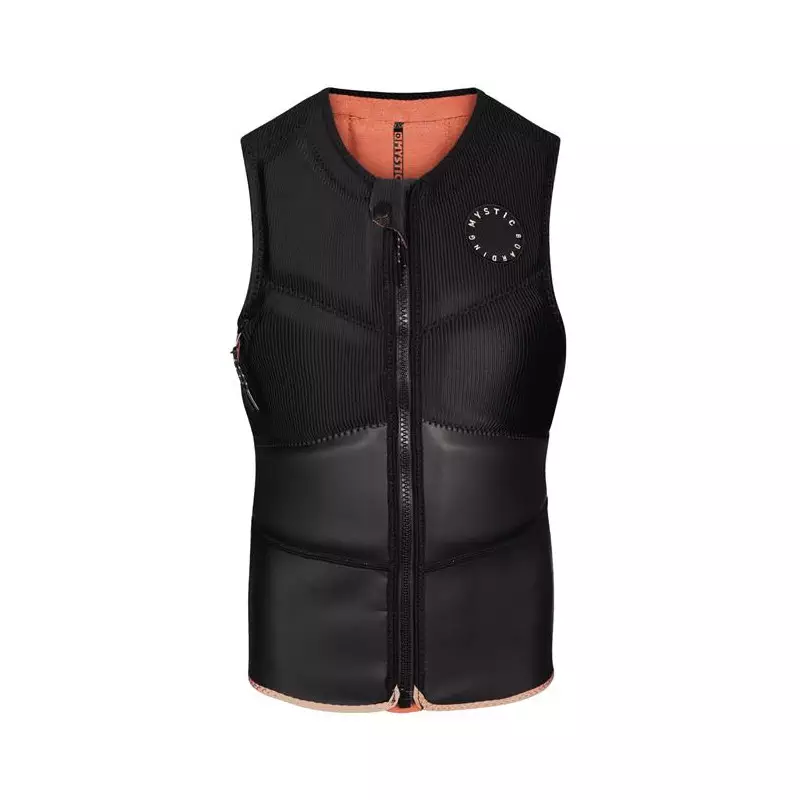 Gilet impact kitesurf/windsurf femme MYSTIC Gem Front Zip Black