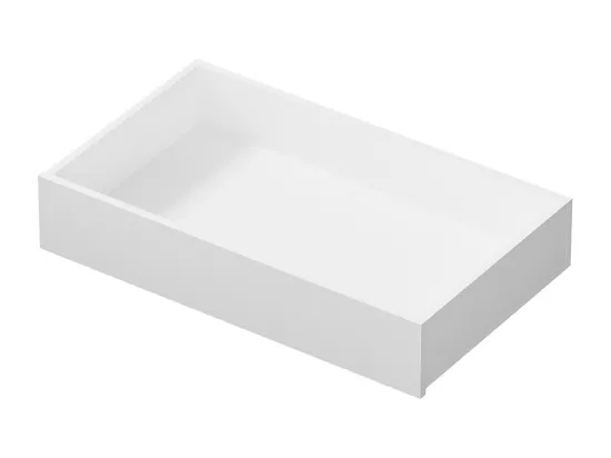 Lit enfant en bois massif 90x200 avec 2 tiroirs et sommier à lattes en bois moderne avec base blanche