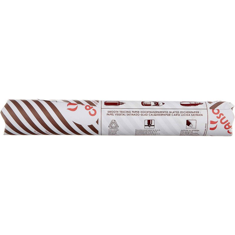 Calque satin Canson 12141 - 40/45 g - Rouleau de 0,297 x  20 m
