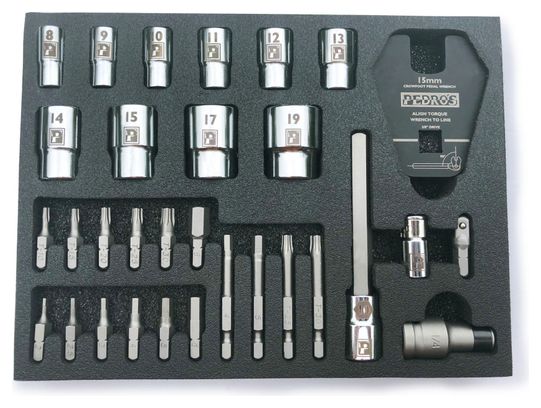 Jeu d'Embouts et de Douilles Pedro's Pro Bit and Socket Set (31 Pièces)