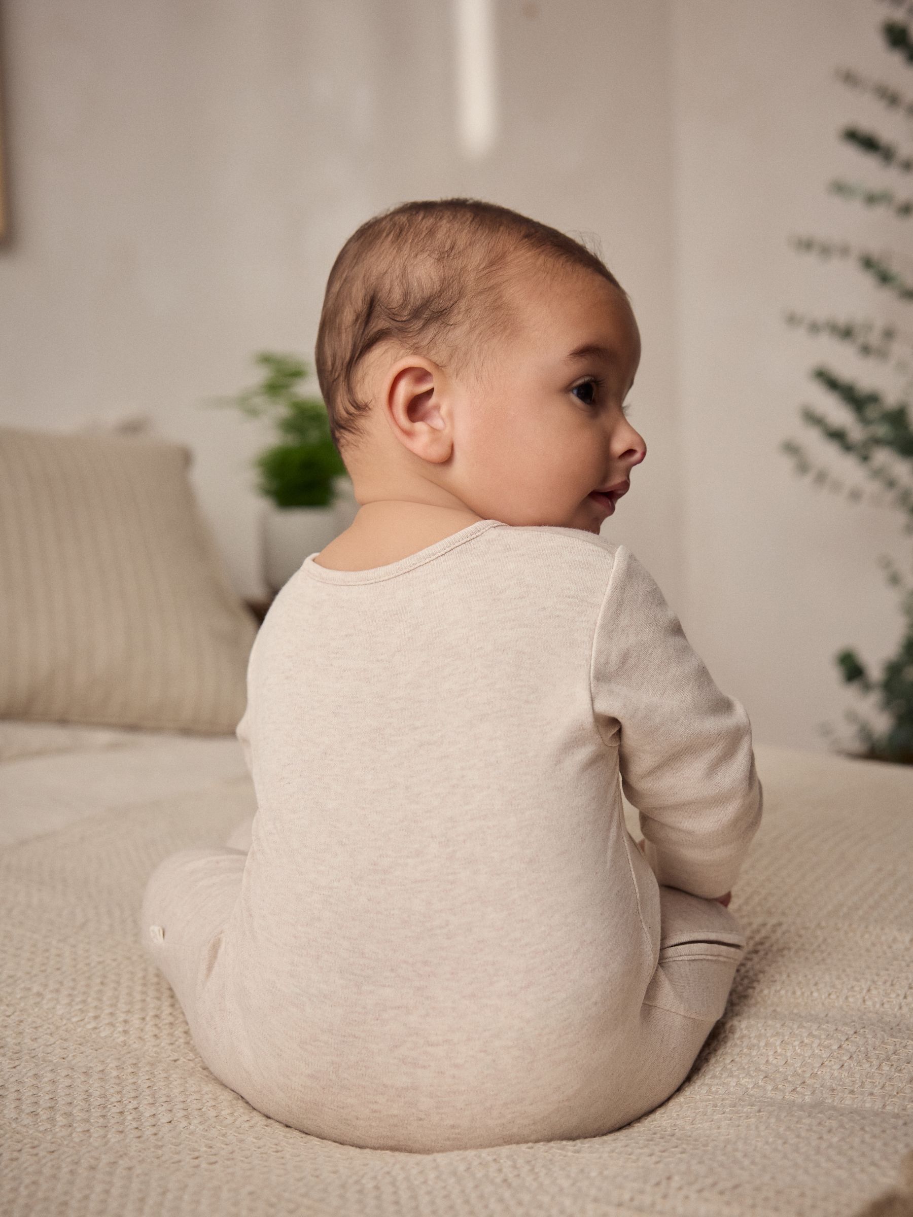 Neutraal - Hamish Baby-pyjama's van 100% katoen, 3 verpakking (0mnd -2jr)