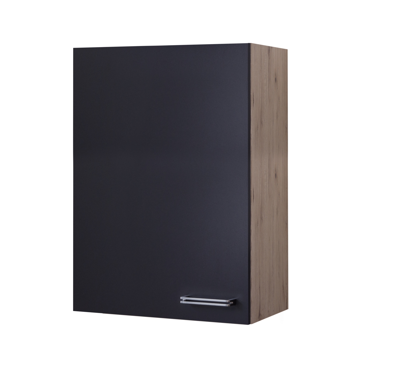 Oberschrank RISENTO - anthrazit - San Remo Eiche - 60x89 cm