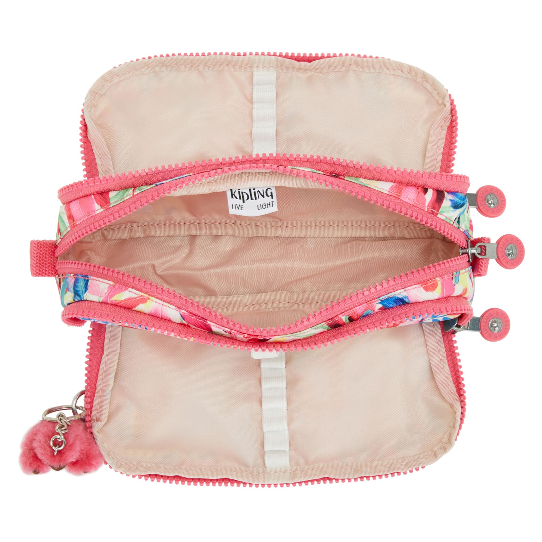 GITROY Large Trousse - Flamingo Leaves