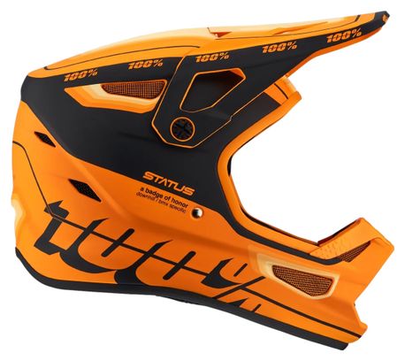 Casque Enfant 100% Status Orange/Noir