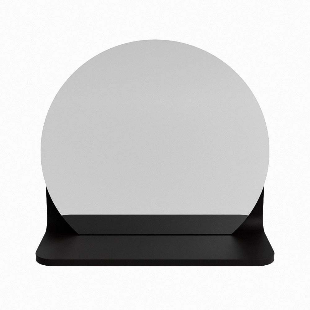 Mondiaz Spot spiegel rond Ø30cm met planchet urban