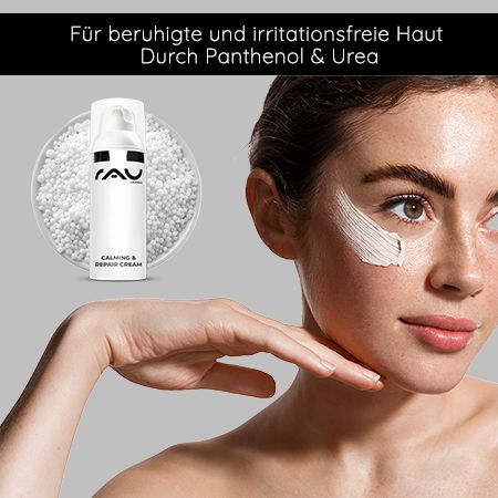 RAU Cosmetics Calming & Repair Creme mit Panthenol, beruhigt irritierte und gereizte Haut