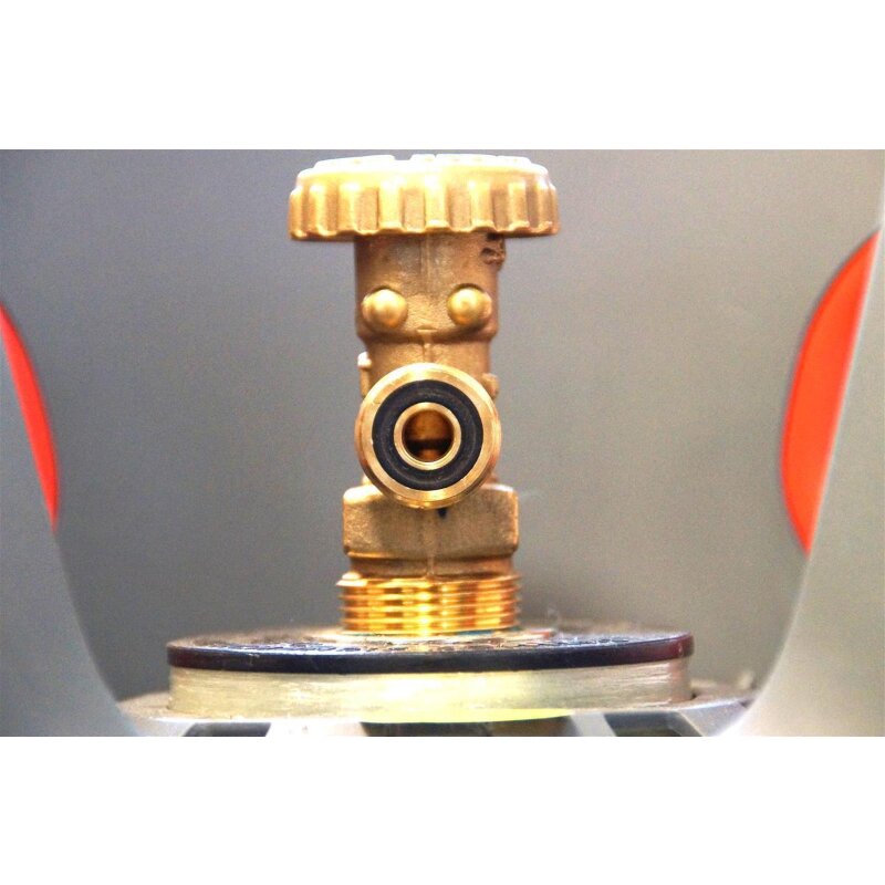 DREHMEISTER Bajonett LPG Adapter, Gasflaschen Adapter zum Befüllen von Gasflaschen W21,8x1/14 Zoll LH - 95mm